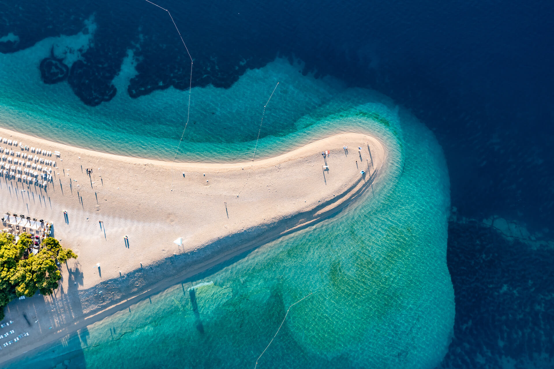 Mitteldalmatien Brac Goldenes Horn Zlatni Rat DJI_0319